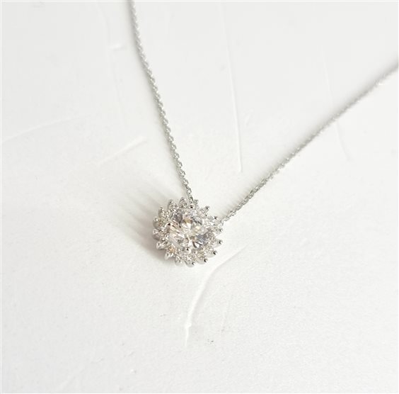 Collana IGold Donna in Oro bianco Zircone C6M1BK0150165 - C6M1BK0150165